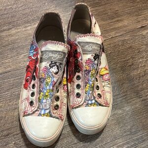Ed Hardy Sneakers - Red, Blue, Yellow